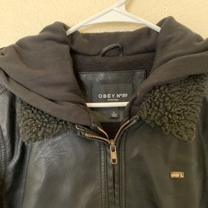 Obey Leather Jacket